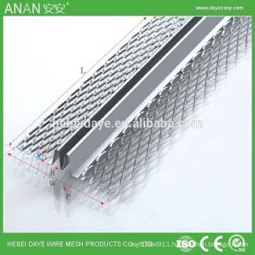 M shaped steel plaster wall protection metal corner bead for concrete